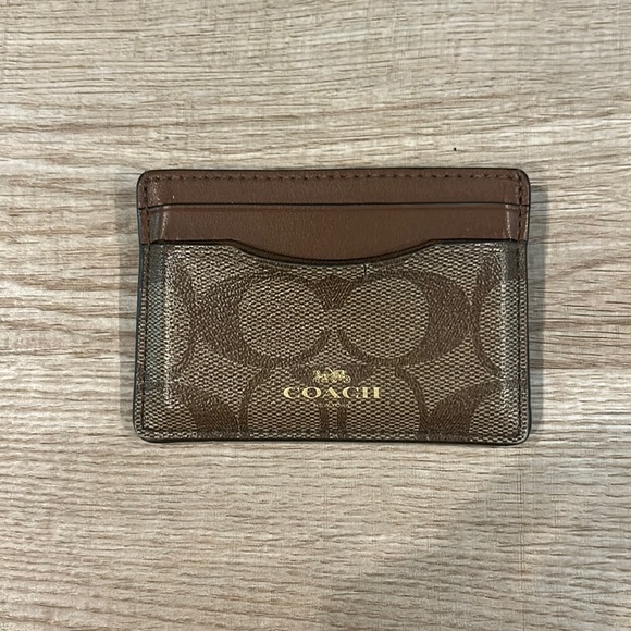 Coach Slim Card Case - Picture 1 of 4
